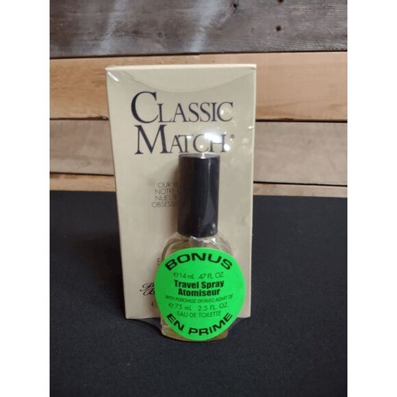 NEW in Box Classic Match for Men (Obsession) 2.5 FL Oz BONUS-Travel Bottle - Picture 1 of 2